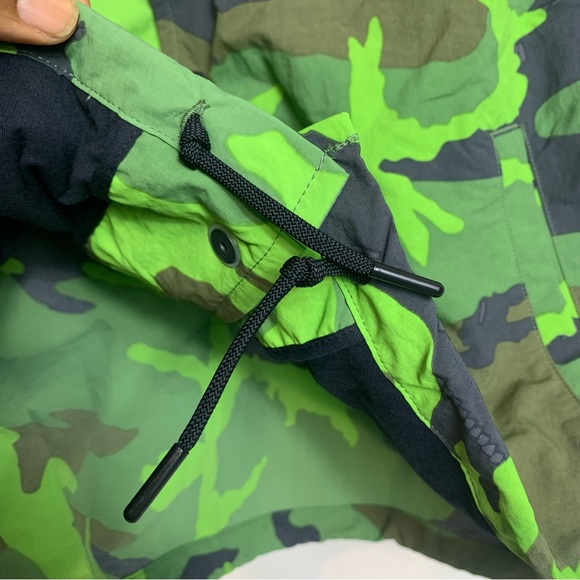 Oklahoma Sooners Nike Jordan Mens Jacket Camo Large On Field Coaches Jacket USA - Picture 5 of 11